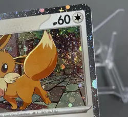 Eevee 200 *DOUBLE SWIRL* Destined Rivals Cosmos Holo Promo Pokemon NM #5 - Image 3