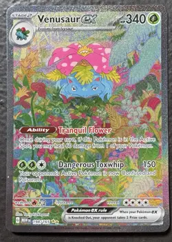 Pokemon TCG Venusaur ex #198 Scarlet & Violet 151 - SIR - Image 1