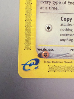 Pokemon Ditto Card 51/144 Non Holo E-Series Skyridge 2003 Vintage Never Played - Image 4