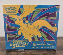 Pokemon TCG - Ascended Heroes Pokemon Center ETB Elite Trainer Box NEW - Image 1