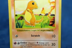 Vintage Charmander #046/132 WoTC Basic Pokemon MP Pokemon Card TCG - Image 3