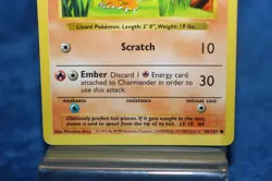 Vintage Charmander #046/132 WoTC Basic Pokemon MP Pokemon Card TCG - Image 4