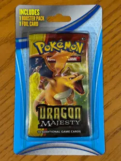 Pokemon Dragon Majesty Blister Pack Sealed Charizard Artwork - Image 1