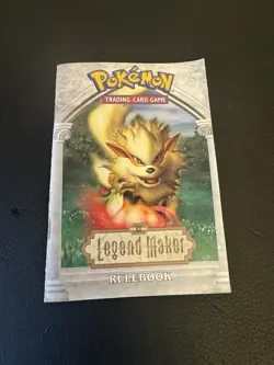 Vintage Pokemon Trading Card Game - Rulebook and Cardlist (EX Legend Maker) - Image 1