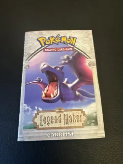 Vintage Pokemon Trading Card Game - Rulebook and Cardlist (EX Legend Maker) - Image 2