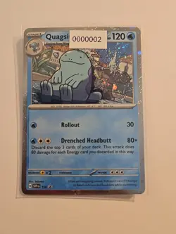 Pokemon Quagsire - Holo SV: Scarlet & Violet Promo Cards #156 NM - Image 1