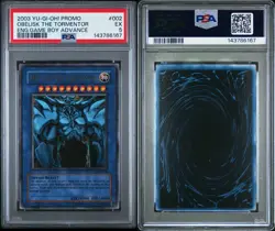 Obelisk the Tormentor Ultra Rare GBI-002 Limited Edition 2003 Konami PSA 5 - Image 3
