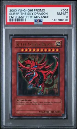 Konami Slifer the Sky Dragon Ultra Rare GBI-001 Limited Edition PSA 8 2003 - Image 1
