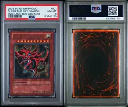 Konami Slifer the Sky Dragon Ultra Rare GBI-001 Limited Edition PSA 8 2003 - Image 3
