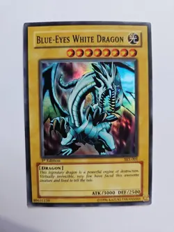 *Nice!* Yu-Gi-Oh! Blue-Eyes White Dragon Ultra Rare SKE-001 1st Ed - Image 1