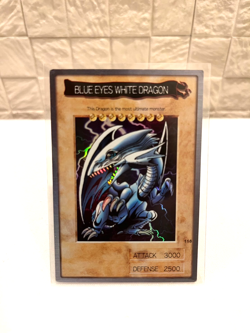 Yu-Gi-Oh BANDAI Blue Eyes White Dragon Super Rare 1998 #118 EX-VG English q673 - Image 1