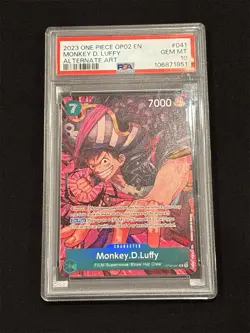 One Piece Monkey.D.Luffy PSA 10 Gem MT 10 - Image 5