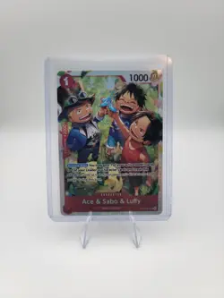 Ace & Sabo & Luffy OP13-007 [SR] Carrying On His Will One Piece TCG English NM - Image 1
