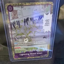 One Piece TCG OP15 Lightning Beast Kiten Dash Pack Alt Art Foil English NM🔥🔥 - Image 1