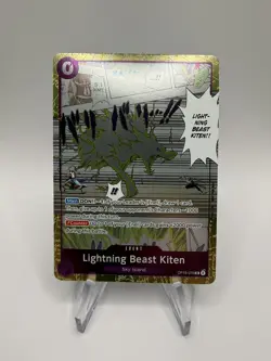 One Piece TCG OP15 Lightning Beast Kiten Dash Pack Alt Art Foil English NM🔥🔥 - Image 1