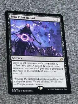 R 0128 Zero Point Ballad Rare Edge of Eternities MTG EOE Sorcery NM - Image 1