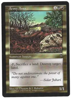 MTG Army Ants Visions - Red/Black Creature - Image 1