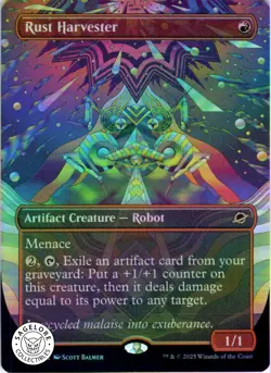 MTG Rust Harvester (Borderless) (310) | NM Foil | Edge of Eternities (EOE) - Image 1