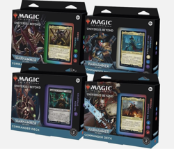 MtG - Universes Beyond Warhammer 40K 40,000 Commander Deck Case (Set of 4) Magic - Image 1