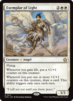 Exemplar of Light #11 | Near Mint | Foundations FDN | Magic MTG - Image 1