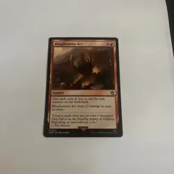Blasphemous Act, MTG, Doctor Who, Magic the Gathering, 224 LP - Image 1
