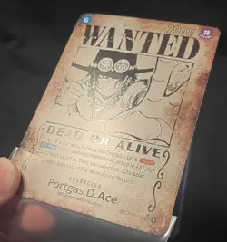 Portgas D Ace WANTED Poster Carrying On His Will OP13-119 One Piece English - Image 3