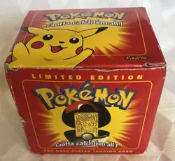 1999 Burger King Pokemon 23K Gold-Plated PIKACHU Trading Card New Sealed w/ Box - Image 5