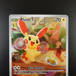 Plusle 193/182 Pokemon Paradox Rift Holo Full Art Card - Image 2