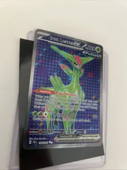 Pokemon TCG Iron Leaves EX Scarlet Violet Temporal Forces 186/162 Ultra Rare - Image 3