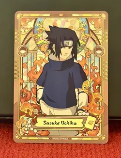 Sasuke Uchiha NRSA01-SP-002L5 Naruto Kayou Card - ENGLISH - Heaven Scroll - Image 1