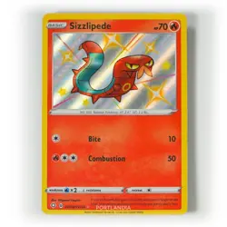 Pokemon - Sizzlipede - SV018/SV122 - SWSH Shining Fates - Shiny Vault Card - Image 1