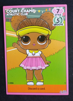 LOL Surprise! Dance Off #1-006 Court Champ Athletic Club Popular Card - Image 1
