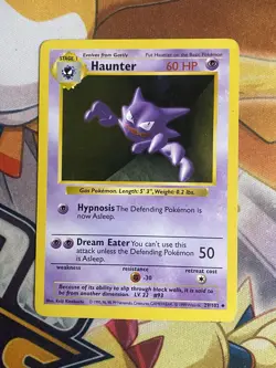 Haunter Base Set (Shadowless) 29/102 Uncommon - Pokemon TCG MP - Image 1