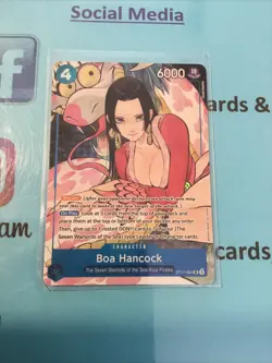Boa Hancock One Piece ST17-004 Super Rare Foil Promotion Card Peach Momoko - Image 1