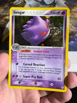 Gengar 5/92 Holo SWIRL EX Legend Maker Pokemon Card - Image 3