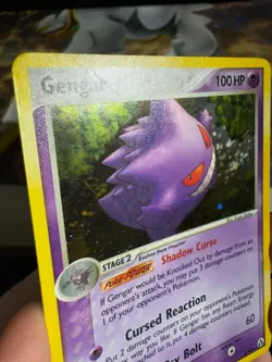 Gengar 5/92 Holo SWIRL EX Legend Maker Pokemon Card - Image 5