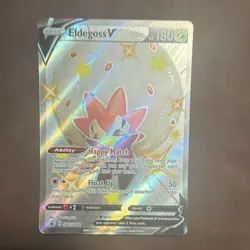 Pokemon TCG Eldegoss V SWSH084 SWSH: Sword & Shield Promo Full Art Holo Card - Image 1