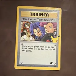 Pokemon TCG Here Comes Team Rocket! 15/82 Celebrations Holo Trainer Card - Image 1