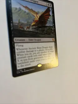 Ancient Brass Dragon Nonfoil Card #111 MTG LP - Image 2