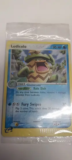 Pokemon TCG Ludicolo #020 Black Star Promo Card pokemon e reader card original - Image 1