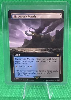 Shipwreck Marsh (Extended Art) - Universes Beyond: Doctor Who (WHO) MTG Card - Image 1