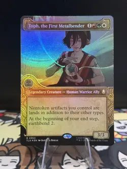 MTG: Avatar - Toph, the First Metalbender (Showcase) R 0353 Foil - NM+ - Image 1