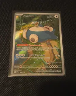Pokemon S&V 151 Snorlax SVP051 Pokemon Center Stamp Promo NM/M - Image 1