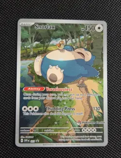 Pokemon S&V 151 Snorlax SVP051 Pokemon Center Stamp Promo NM/M - Image 3