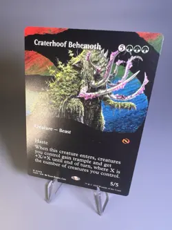 Craterhoof Behemoth (Borderless) Tarkir: Dragonstorm Regular - Image 1