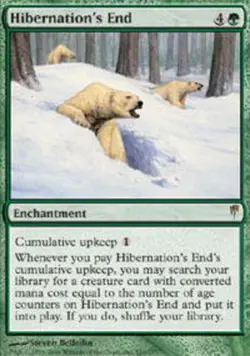 1x Hibernation's End Heavy Play MTG Magic - Kid Icarus - - Image 1