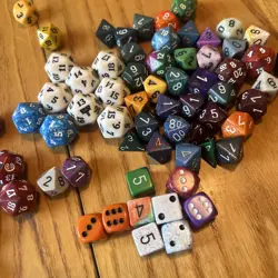 Lot of 30 Magic the Gathering 20 Sided Dice D20 Spindown Life Counter + Extras - Image 4