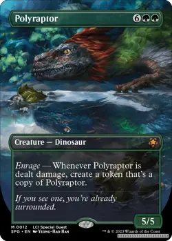 Polyraptor (Borderless) [SPG - 12] - NM [Normal] TCG MTG - Image 1