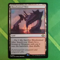 Bloodstained Mire Modern Horizons 3 216 MTG NM - Image 1