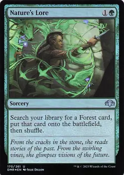 Nature's Lore Dominaria Remastered Foil - Image 1